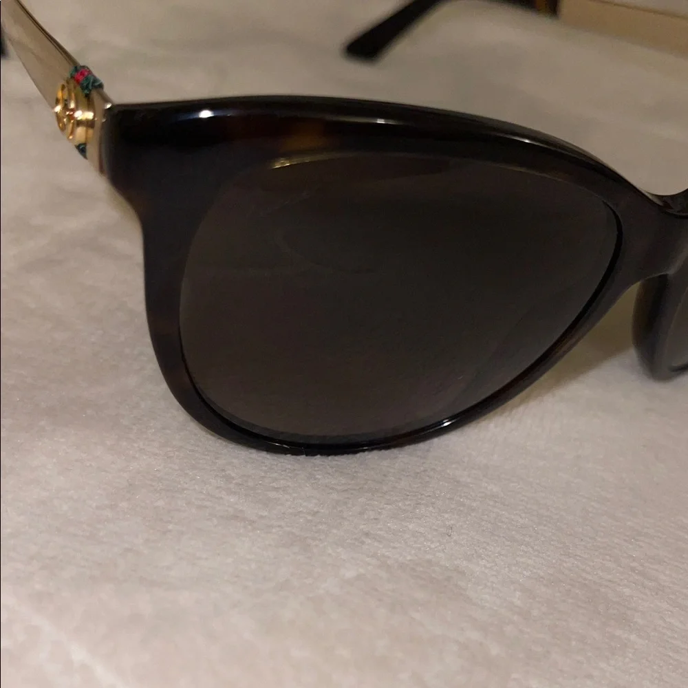 Gucci Black Gradient Cat Eye Sunglasses